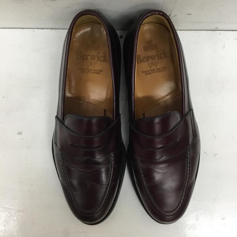 バーウィック BERWICK ローファー ローファー 9628 コインローファー US：7 無地 茶 / ブラウン /  メンズ USED 古着 中古 10141428