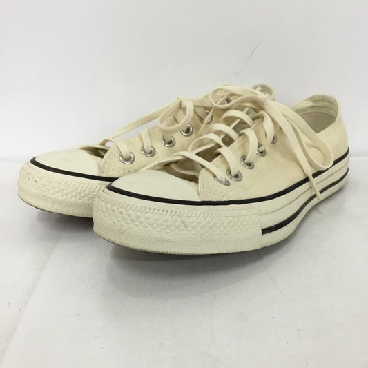 コンバース CONVERSE スニーカー スニーカー 1SC823 ALL STAR BURNT COLORS OX 23.5cm 23.5cm ロゴ、文字 アイボリー / アイボリー /  レディース USED 古着 中古 10132979