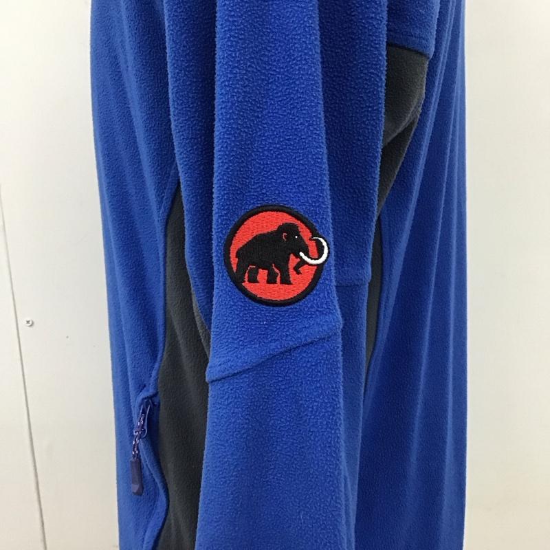 マムート Mammut ジャケット、上着 ジャンパー、ブルゾン ジップアップジャケット ジャンパー ジャケット カジュアルジャケット アウター M ロゴ、文字 青 / ブルー /  メンズ USED 古着 中古 10119521
