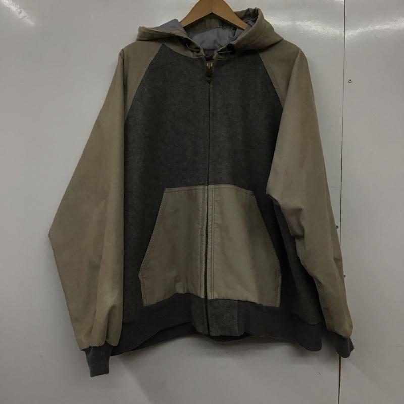 フィルザビル FILL THE BILL ジャケット、上着 ジャケット、ブレザー 101-182043 コーデュロイ ラグランスリーブ パーカー フード 2 無地 灰 / グレー / X ベージュ / ベージュ /  メンズ USED 古着 中古 10145219
