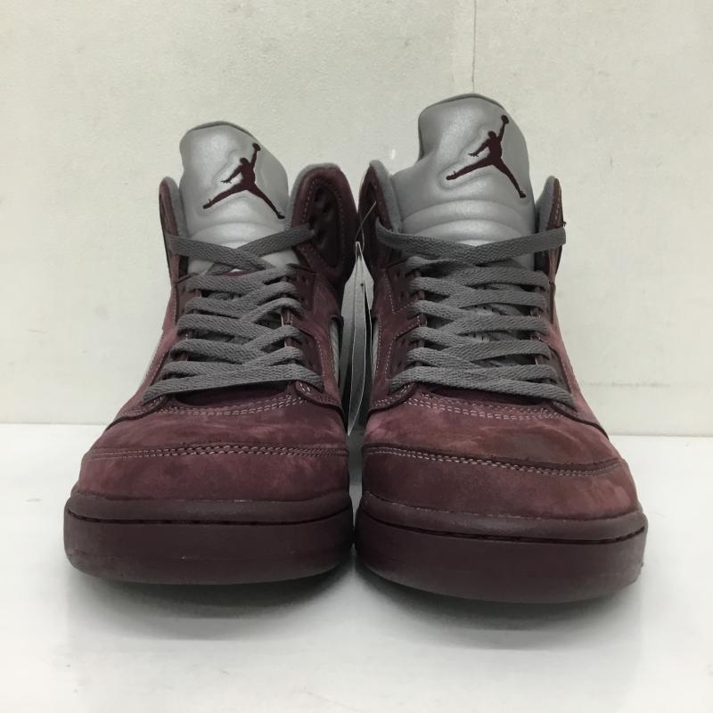 ナイキ NIKE スニーカー スニーカー DZ4131-600 Nike Air Jordan 5 Retro SE Burgundy ナイキ エアジョーダン5 レトロ SE バーガンディ 27.0cm ロゴ、文字 灰 / グレー / X えんじ / ワインレッド /  メンズ USED 古着 中古 10122746