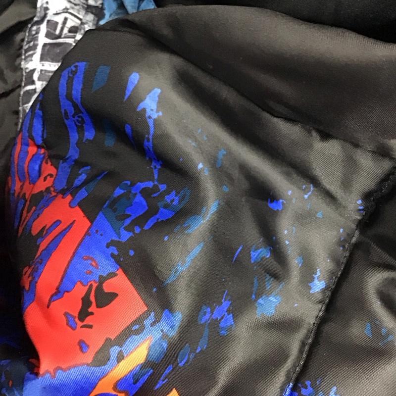 ボルコム VOLCOM ジャケット、上着 ダウンジャケット ジップアップダウンジャケット アウター パーカー S 総柄 マルチカラー / マルチカラー /  メンズ USED 古着 中古 10122011