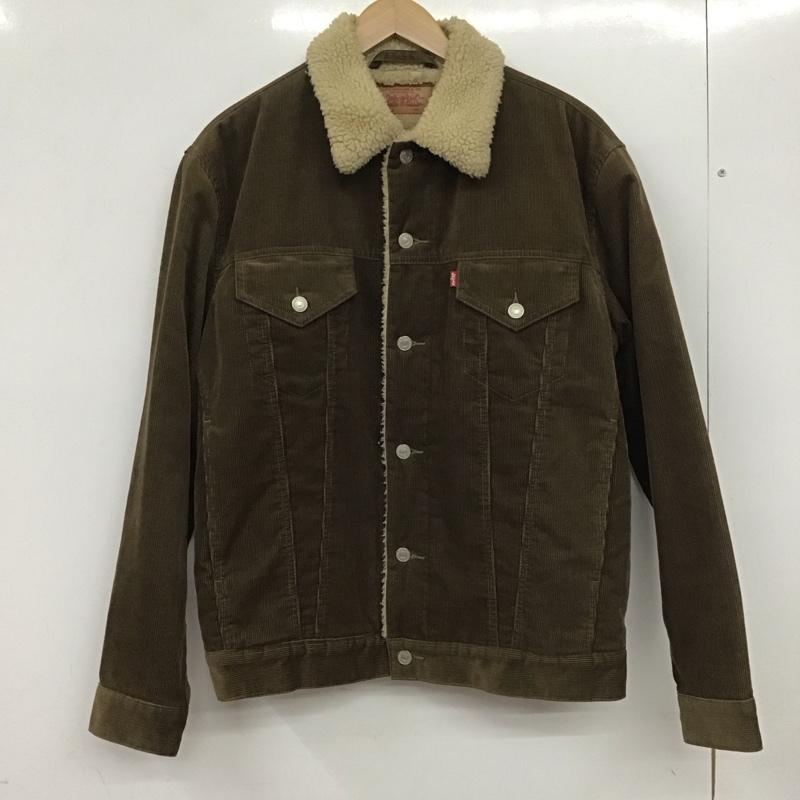 リーバイストラウスアンドコー Levi Strauss & co. ジャケット、上着 ジャケット、ブレザー コーデュロイジャケット カジュアルジャケット アウター L 無地 茶 / ブラウン /  メンズ USED 古着 中古 10139704