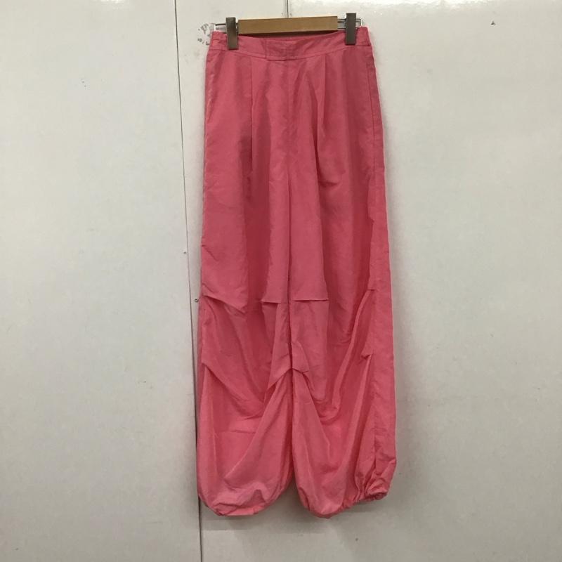 アングリッド Ungrid パンツ ワークパンツ、ペインターパンツ ワイドパンツ カジュアルパンツ ワークパンツ ナイロンパンツ FREE 無地 桃 / ピンク /  レディース USED 古着 中古 10129755