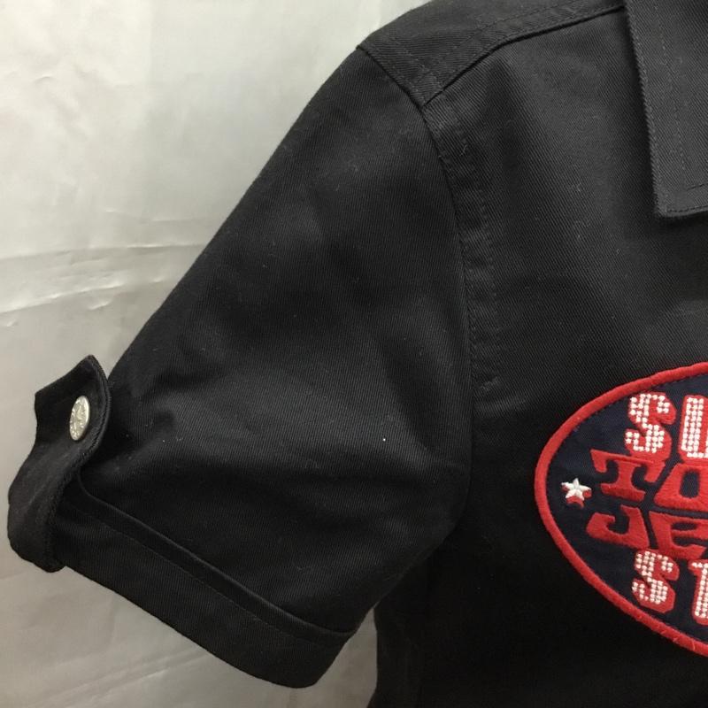 トミー ジーンズ TOMMY JEANS ワンピース ひざ丈スカート S 無地 黒 / ブラック /  レディース USED 古着 中古 10107372