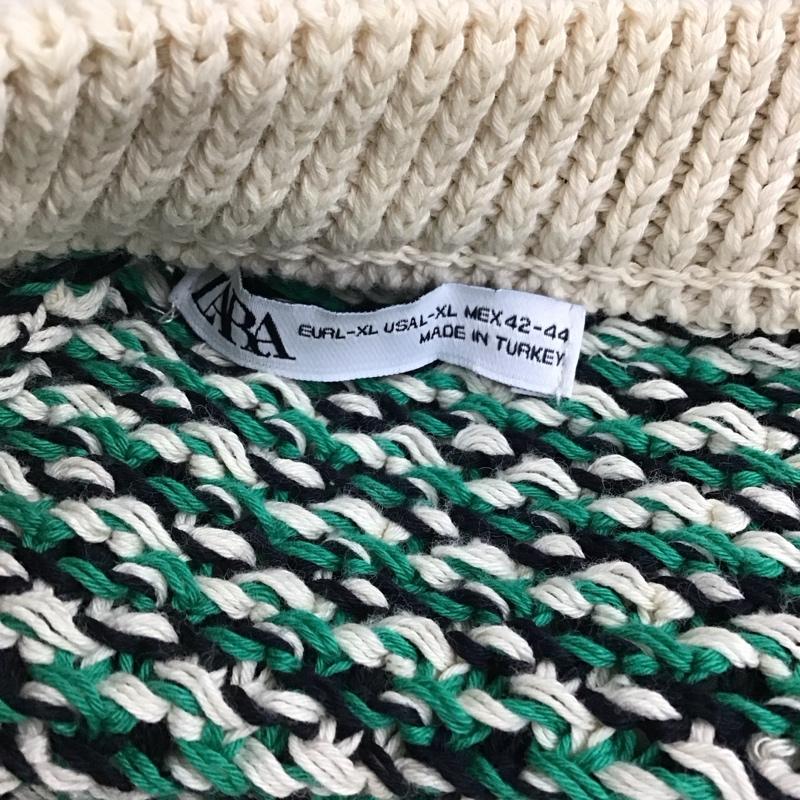 ザラ ZARA ベスト ベスト XL  マルチカラー / マルチカラー /  レディース USED 古着 中古 10121394
