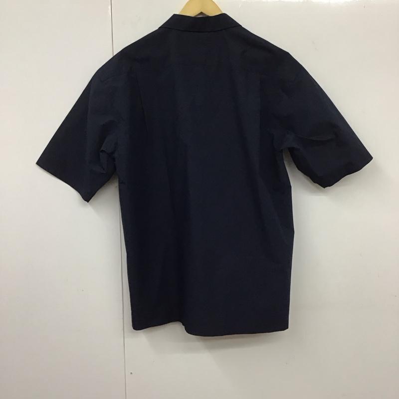 エムエックスピー MXP シャツ、ブラウス 半袖 半袖シャツ 無地シャツ カラーシャツ L 無地 紺 / ネイビー /  メンズ USED 古着 中古 10131496
