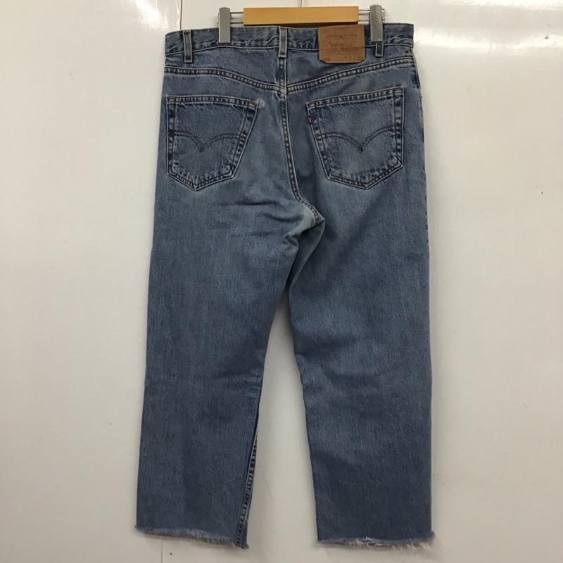 リーバイス Levi s パンツ デニム、ジーンズ 550 W34 L32 リラックスフィット 90年代 USA製 34インチ 無地 青 / ブルー /  メンズ USED 古着 中古 10113930