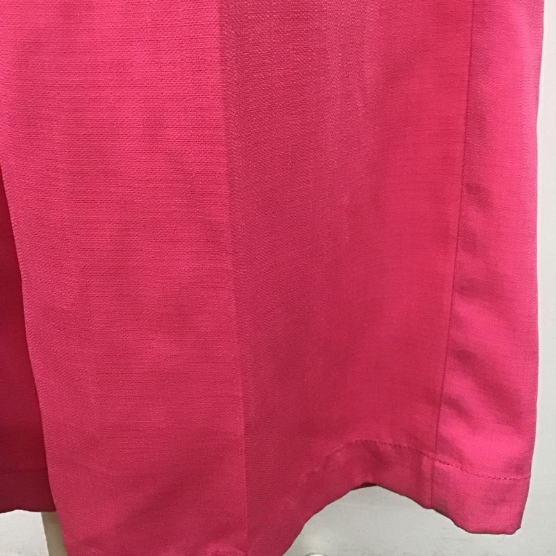 フリークスストア FREAK S STORE パンツ スラックス 222-3447 リネンライクセンタープレスイージーパンツ ワイドパンツ スラックスパンツ FREE 無地 桃 / ピンク /  レディース USED 古着 中古 10106611