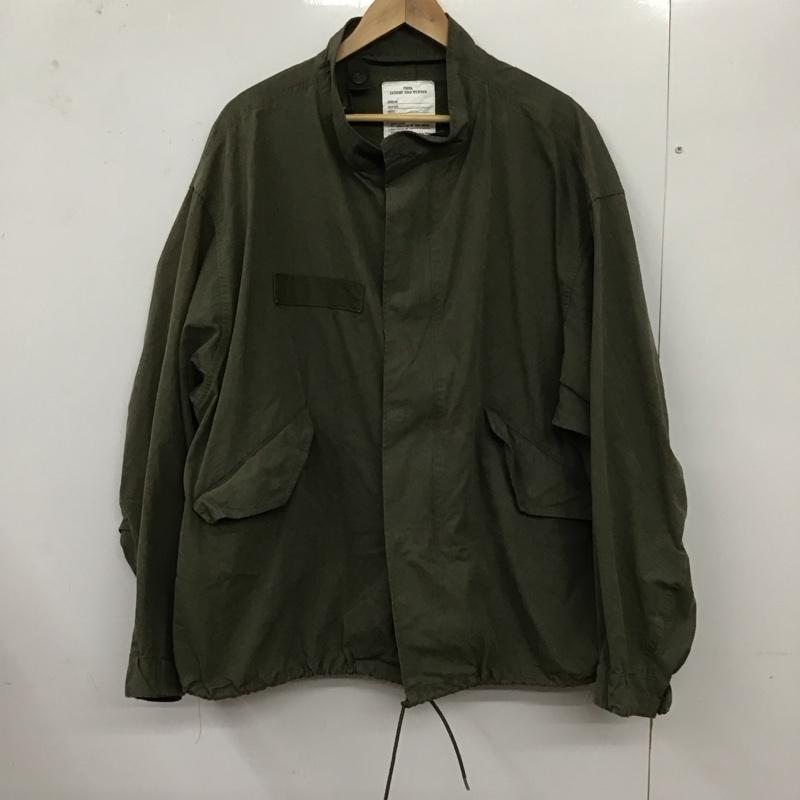 フリークスストア FREAK S STORE ジャケット、上着 ジャケット、ブレザー ジップアップジャケット ミリタリージャケット アウター L 無地 カーキ / カーキ /  メンズ USED 古着 中古 10129457