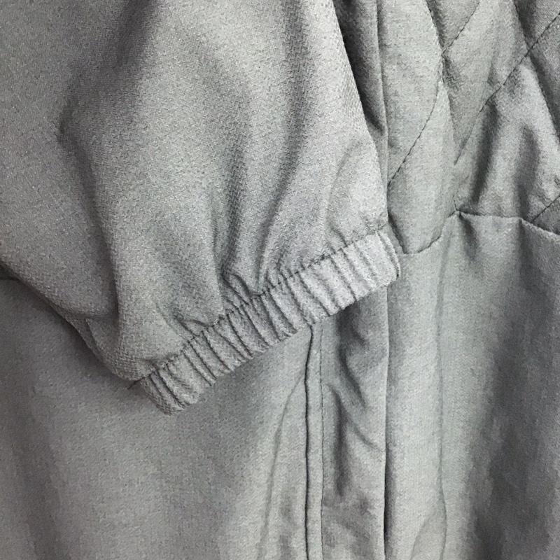 アディダス adidas ジャケット、上着 ジャンパー、ブルゾン ds9225 キルティングコート アウター M ロゴ、文字 カーキ / カーキ /  レディース USED 古着 中古 10146666