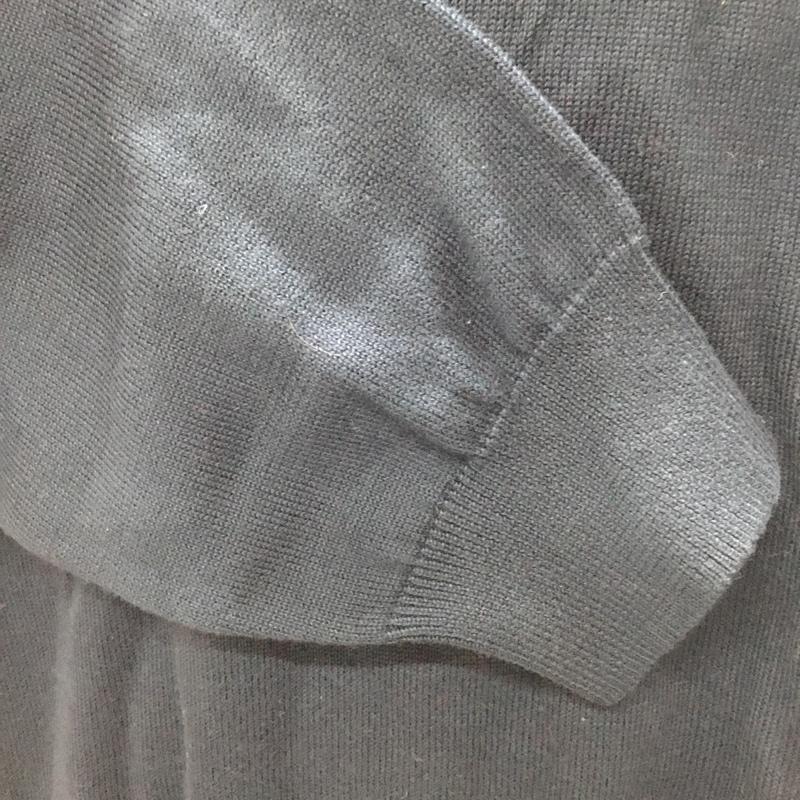 ブルックスブラザーズ BROOKS BROTHERS ニット、セーター 長袖 Vネック タグ付き M 無地 紺 / ネイビー /  メンズ USED 古着 中古 10112874