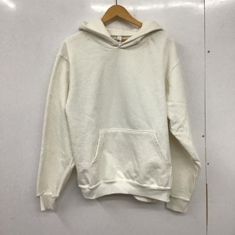 ロサンゼルスアパレル LOS ANGELES APPAREL パーカー 長袖 長袖トレーナー スウェット クルーネック プルオーバー M 無地 白 / ホワイト /  メンズ USED 古着 中古 10140645