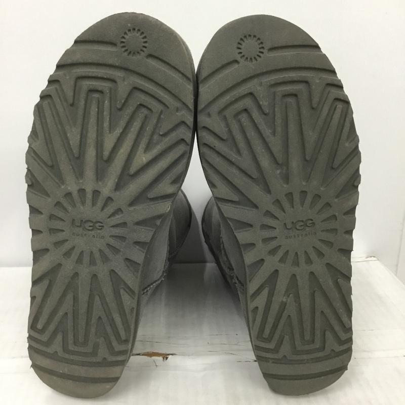 アグ UGG ブーツ 一般 5800 F23112G ムートンブーツ 28cm 28.0cm ロゴ、文字 灰 / グレー /  メンズ USED 古着 中古 10124190