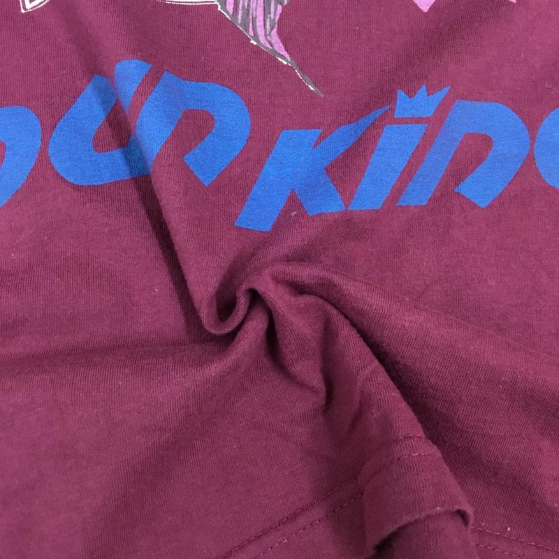 古着 USED Tシャツ 半袖 半袖カットソー プリントTシャツ クルーネックカットソー 古着 L プリント えんじ / ワインレッド /  メンズ USED 古着 中古 10122927