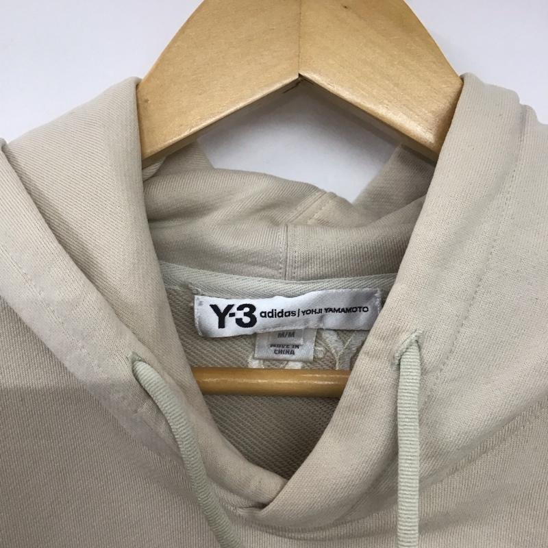 アディダス adidas パーカー 長袖 FJ0441 Y-3 Yohji Yamamoto M ロゴ、文字 ベージュ / ベージュ /  メンズ USED 古着 中古 10145667