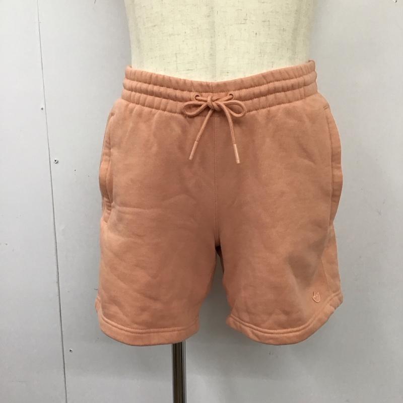 アディダス adidas パンツ ショートパンツ H11382 スウェット 裏起毛 M ワンポイント 桃 / ピンク /  メンズ USED 古着 中古 10114595
