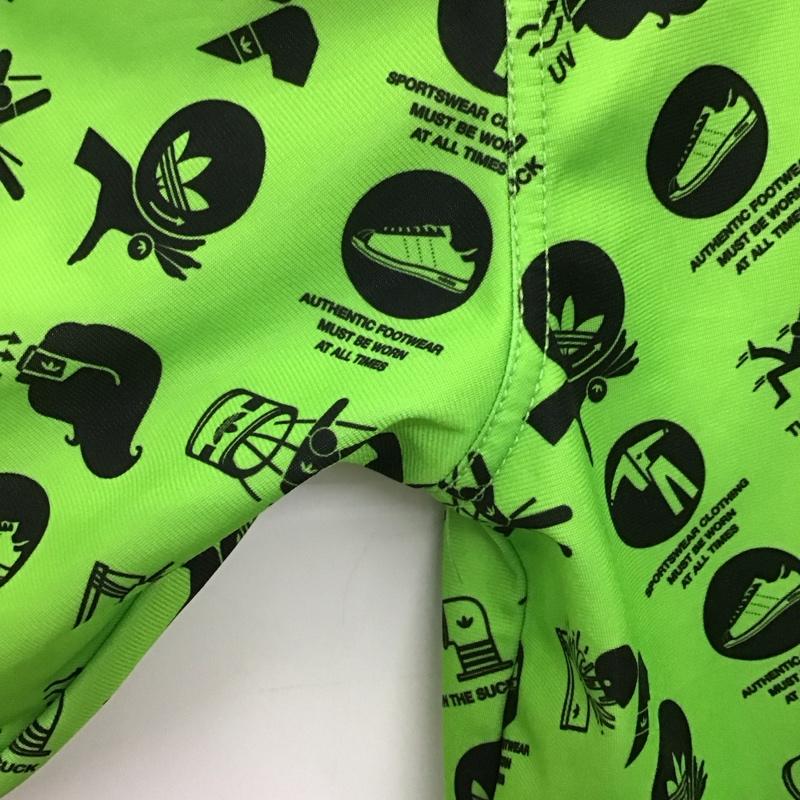 アディダス adidas ジャケット、上着 ジャンパー、ブルゾン M ロゴ、文字 薄緑 / ライトグリーン /  メンズ USED 古着 中古 10134533