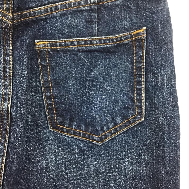 アズールバイマウジー AZUL BY MOUSSY スカート ひざ丈スカート デニムスカート ひざ丈スカート タイトスカート S 無地 インディゴ / インディゴ /  レディース USED 古着 中古 10128974