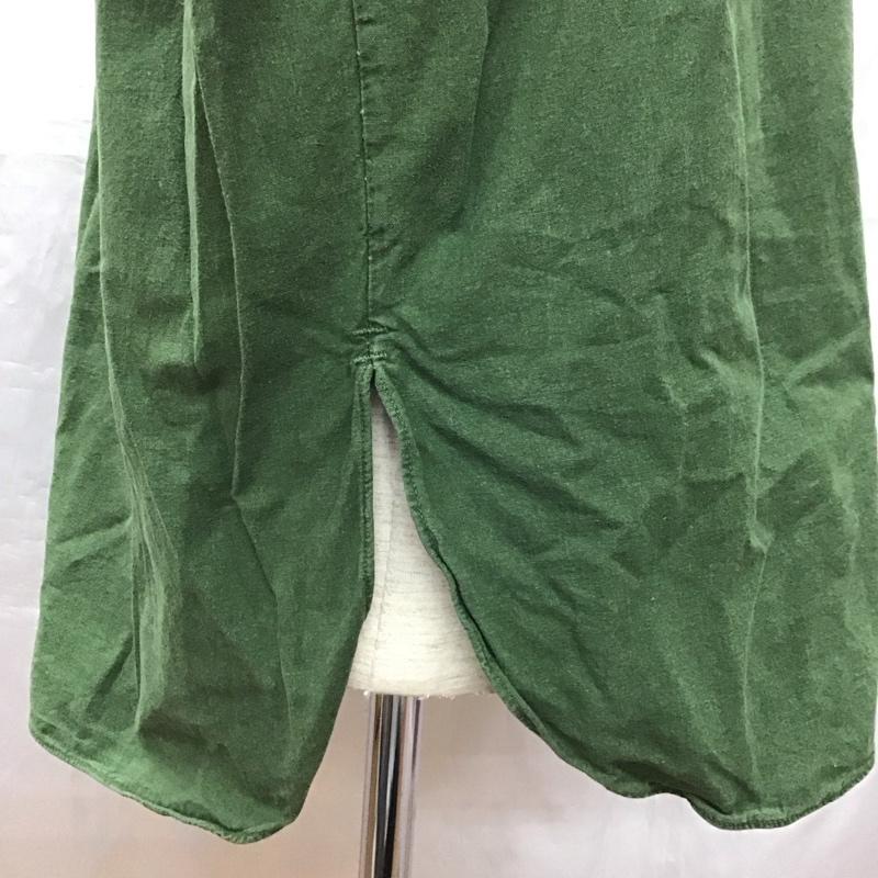 古着 USED シャツ、ブラウス 長袖 ミリタリー 無地 カーキ / カーキ /  メンズ USED 古着 中古 10122024