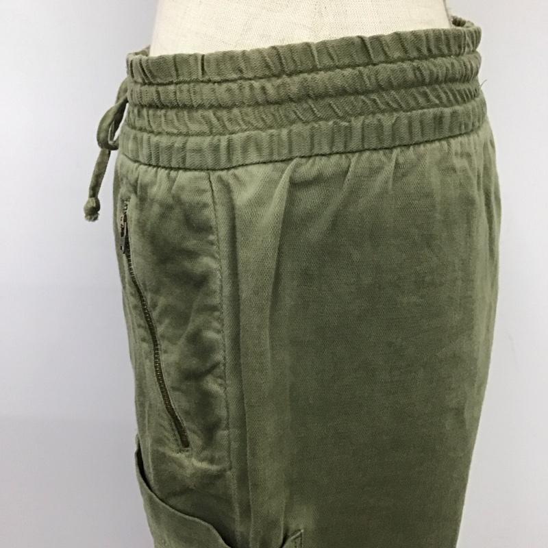 ザラウーマン ZARA WOMAN パンツ ワークパンツ、ペインターパンツ 6394 250 505 ジョガーパンツ XS 無地 カーキ / カーキ /  レディース USED 古着 中古 10118746