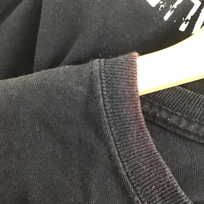 古着 USED Tシャツ 半袖 半袖カットソー プリントTシャツ クルーネックカットソー chucktones XL プリント 黒 / ブラック /  メンズ USED 古着 中古 10134005