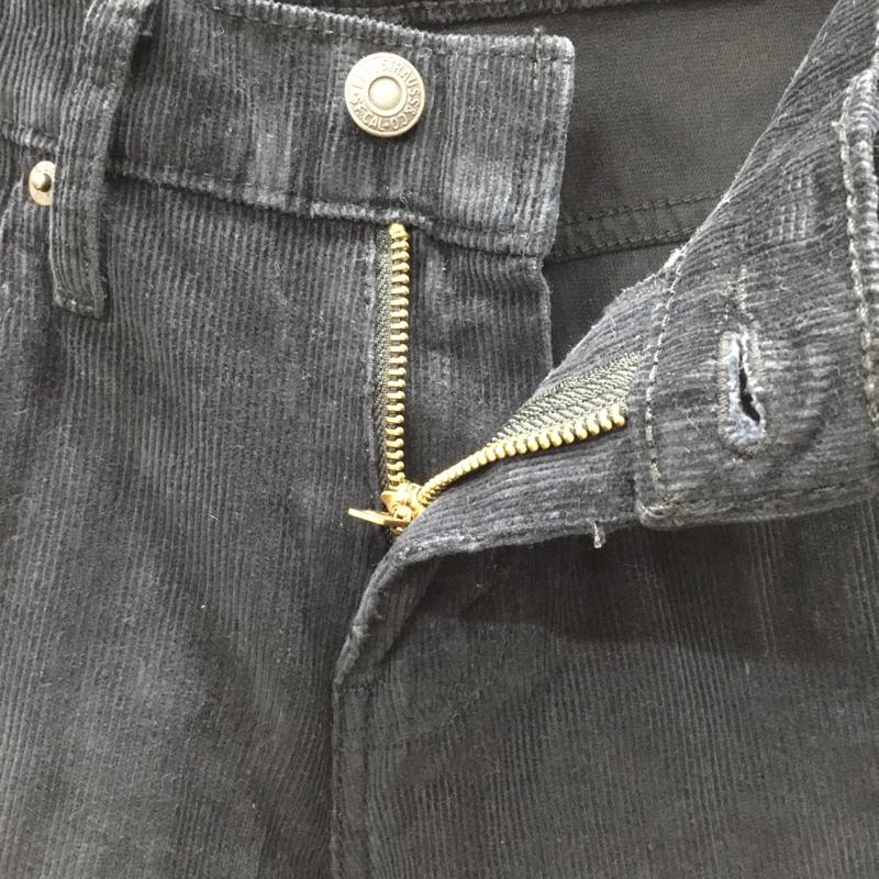 リーバイストラウスアンドコー Levi Strauss & co. パンツ デニム、ジーンズ コーデュロイパンツ ストレートパンツ カジュアルパンツ 29インチ 無地 黒 / ブラック /  メンズ USED 古着 中古 10120130