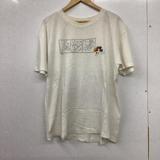 古着 USED Tシャツ 半袖 半袖カットソー プリントTシャツ クルーネックカットソー 古着 L プリント 白 / ホワイト /  メンズ USED 古着 中古 10139024
