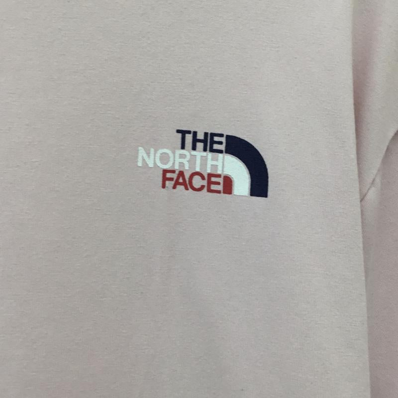 ザノースフェイス THE NORTH FACE Tシャツ 半袖 NT31352 L ロゴ、文字 桃 / ピンク /  メンズ USED 古着 中古 10144402