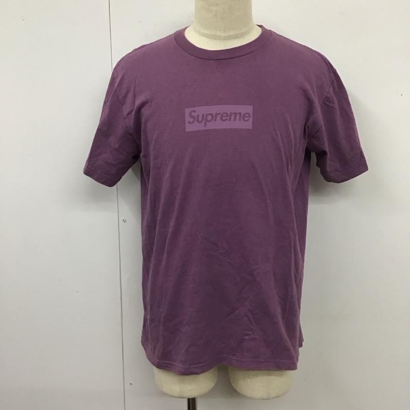 シュプリーム Supreme Tシャツ 半袖 23SS TonalBoxLogoTee 半袖カットソー プリントTシャツ M ロゴ、文字 紫 / パープル /  メンズ USED 古着 中古 10120384
