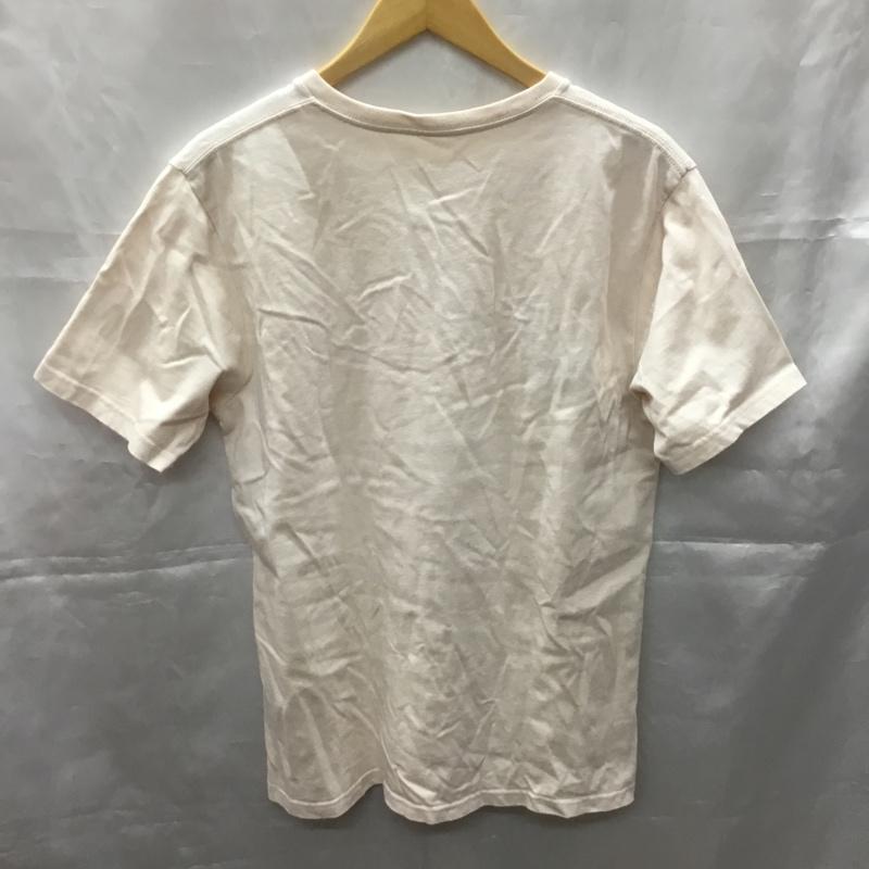 ナノユニバース nano・universe Tシャツ 半袖 Vネック M 無地 桃 / ピンク /  メンズ USED 古着 中古 10109706