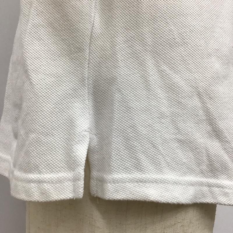 ステューシー STUSSY ポロシャツ 七分袖 長袖シャツ カラーシャツ ポケットシャツ 長袖カットソー M プリント 白 / ホワイト /  メンズ USED 古着 中古 10113112