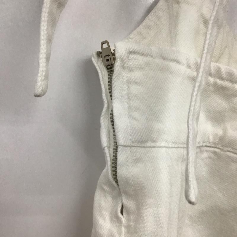 ザラ ZARA キャミソール キャミソール 3382 157 250 ノースリーブ デニム S 無地 白 / ホワイト /  レディース USED 古着 中古 10138579