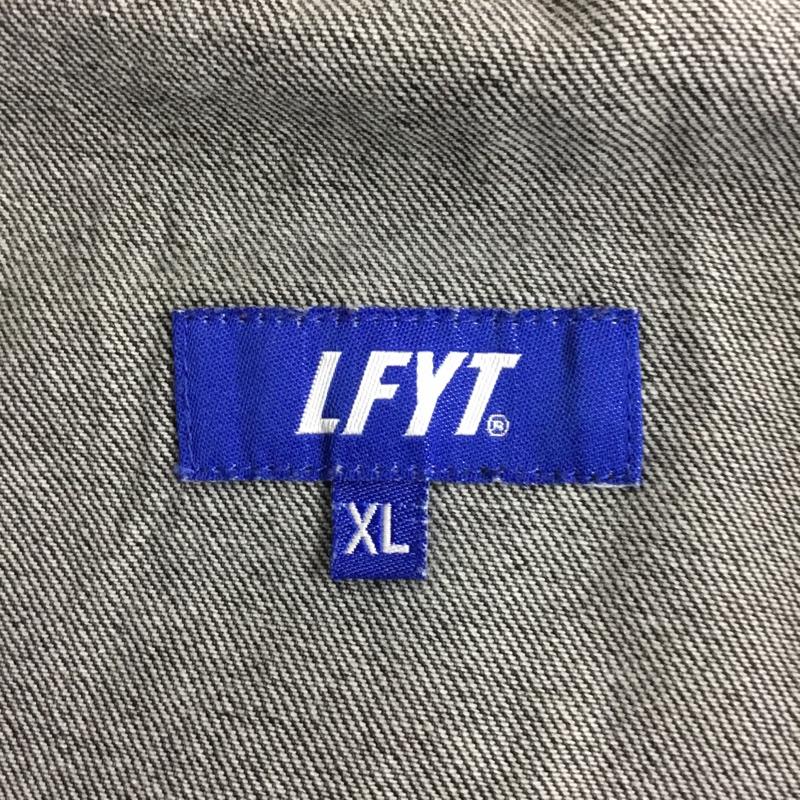 ラファイエット Lafayette パンツ デニム、ジーンズ デニムパンツ ストレートパンツ ワイドパンツ カジュアルパンツ ウエストゴム XL 無地 黒 / ブラック /  メンズ USED 古着 中古 10110020