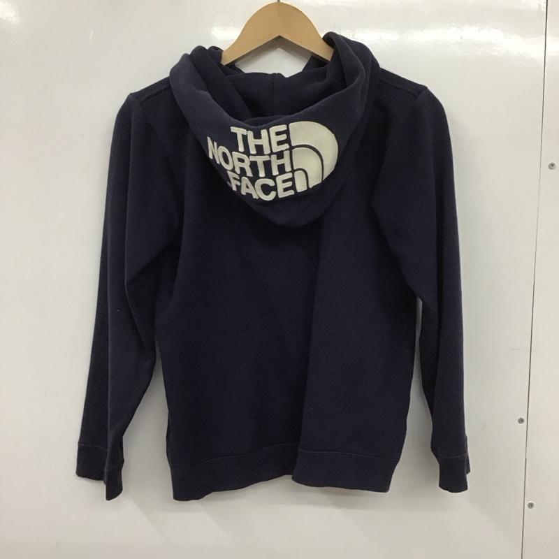 ザノースフェイス THE NORTH FACE パーカー 長袖 ジップパーカー 150cm 無地 紺 / ネイビー /  ボーイズ USED 古着 中古 10140369