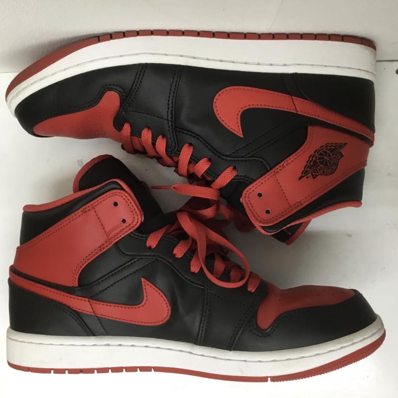 ナイキ NIKE スニーカー スニーカー AIR JORDAN 1 MID エアジョーダン 1 MID DQ8426-060 29.0cm ロゴ、文字 黒 / ブラック / X 赤 / レッド /  メンズ USED 古着 中古 10108136