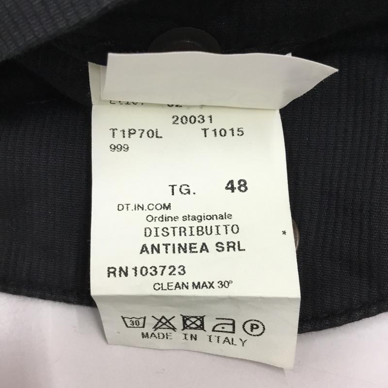 エンポリオアルマーニ EMPORIO ARMANI パンツ デニム、ジーンズ ワイドパンツ カジュアルパンツ ワークパンツ 48 無地 黒 / ブラック /  メンズ USED 古着 中古 10115758