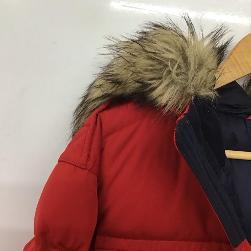 ポロラルフローレン POLO RALPH LAUREN ジャケット、上着 ジャケット、ブレザー ダウンジャケット アウター ジップアップジャケット S ロゴ、文字 赤 / レッド /  メンズ USED 古着 中古 10138435