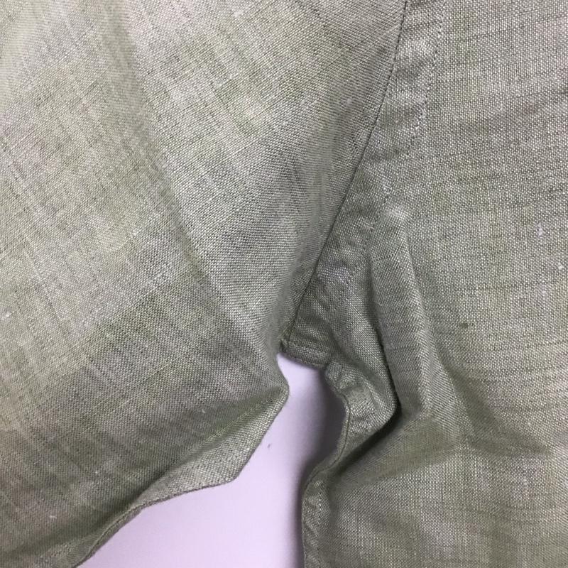 ブルックスブラザーズ BROOKS BROTHERS シャツ、ブラウス 長袖 ボタンダウンシャツ M 無地 カーキ / カーキ /  メンズ USED 古着 中古 10131426