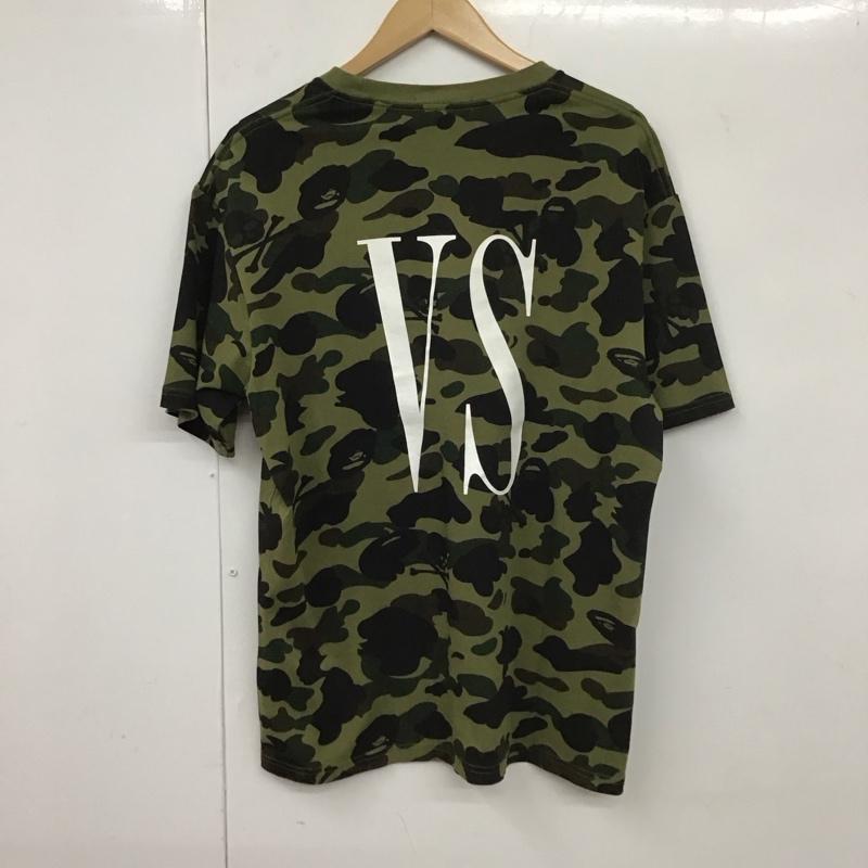 アベイシングエイプ A BATHING APE Tシャツ 半袖 半袖カットソー プリントTシャツ クルーネックカットソー マスターマインド M 総柄 マルチカラー / マルチカラー /  メンズ USED 古着 中古 10131226