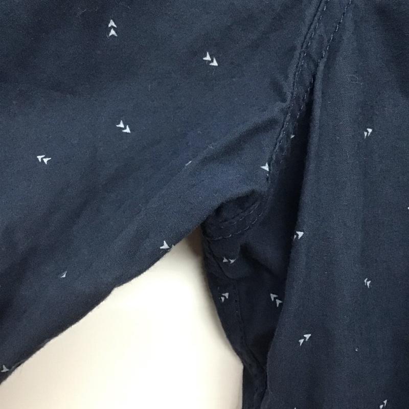 アバクロンビーアンドフィッチ ABERCROMBIE&FITCH シャツ、ブラウス 長袖 長袖シャツ ボタンダウンシャツ カラーシャツ XXL 総柄 紺 / ネイビー /  メンズ USED 古着 中古 10146654