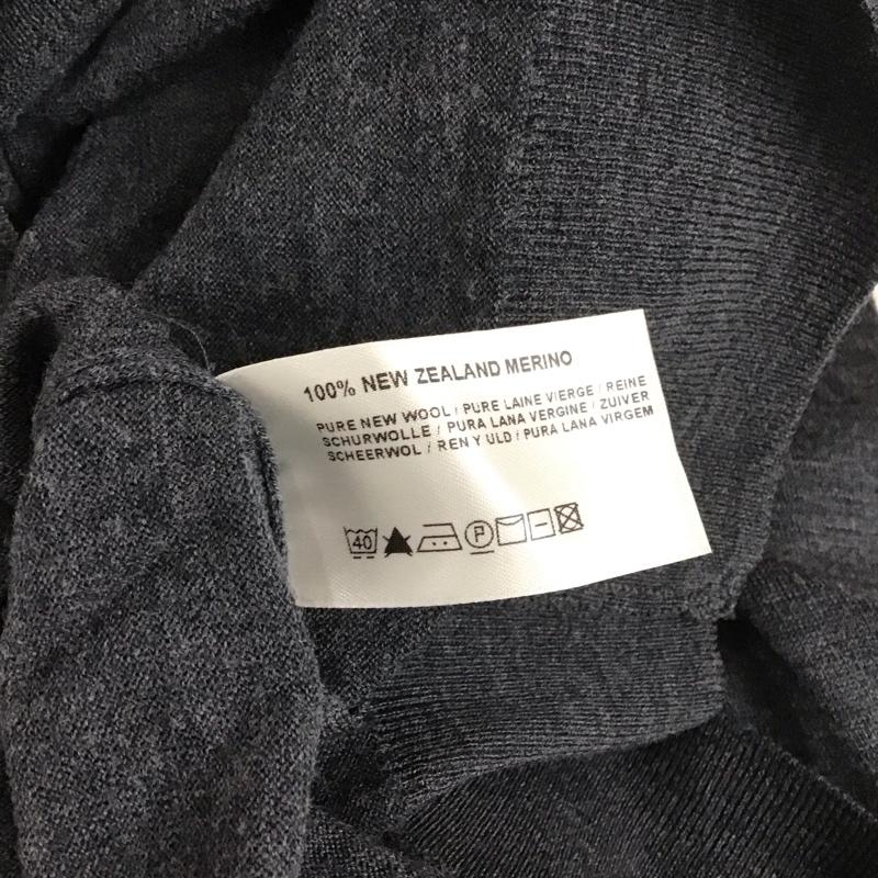 ジョンスメドレー JOHN SMEDLEY カットソー 長袖 長袖カットソー 無地カットソー クルーネック L 無地 灰 / グレー /  メンズ USED 古着 中古 10127362