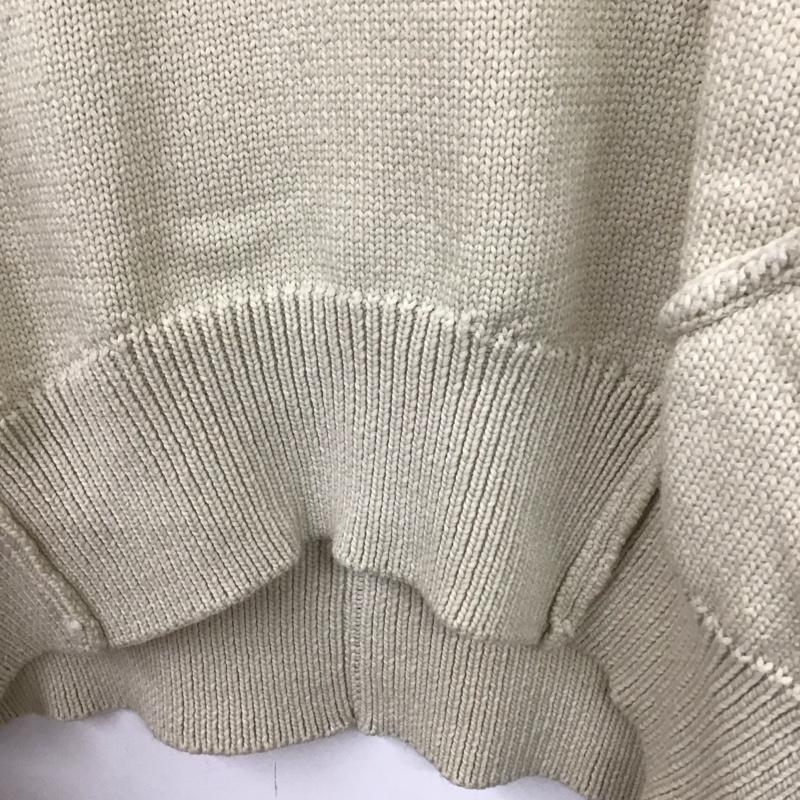 スライ SLY ニット、セーター 長袖 030EAZ70-8280 RANDOM KNIT TOPS FREE 無地 ベージュ / ベージュ /  レディース USED 古着 中古 10120168
