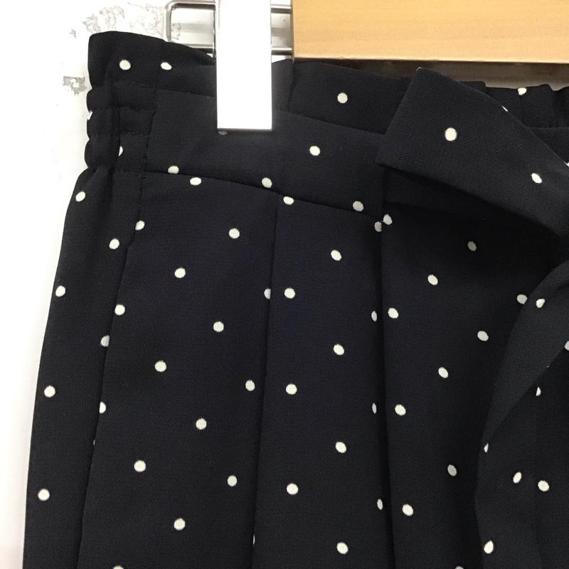 ザラベーシック ZARA BASIC パンツ ワークパンツ、ペインターパンツ ワークパンツ ワイドパンツ カジュアルパンツ フレアパンツ S ドット 黒 / ブラック /  レディース USED 古着 中古 10129753