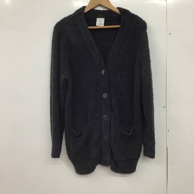ジェラートピケ gelato pique カーディガン 長袖 pwnt221004 ルームウェア カーディガン ONE SIZE 無地 紺 / ネイビー /  レディース USED 古着 中古 10150064