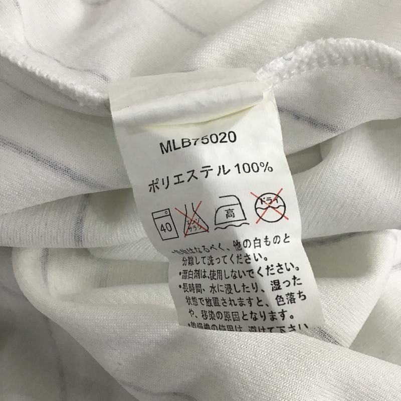 マジェスティック MAJESTIC カットソー 半袖 半袖カットソー プリントTシャツ スポーツウェア M ストライプ 白 / ホワイト /  メンズ USED 古着 中古 10111151