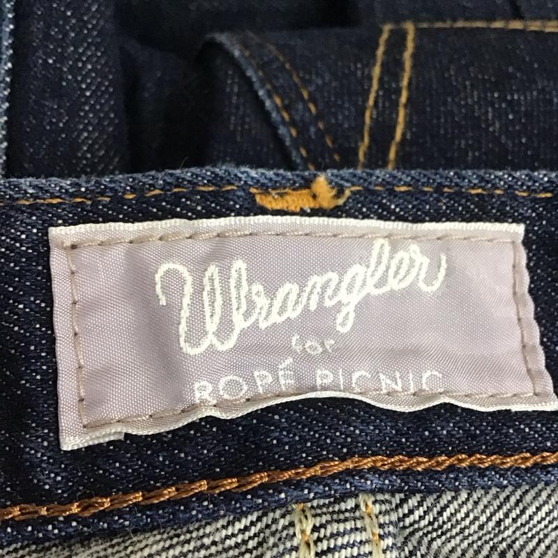 ラングラー Wrangler パンツ デニム、ジーンズ WL0721 ROPE PICNIC ルーミージーンズ 40 ロゴ、文字 インディゴ / インディゴ /  レディース USED 古着 中古 10118811