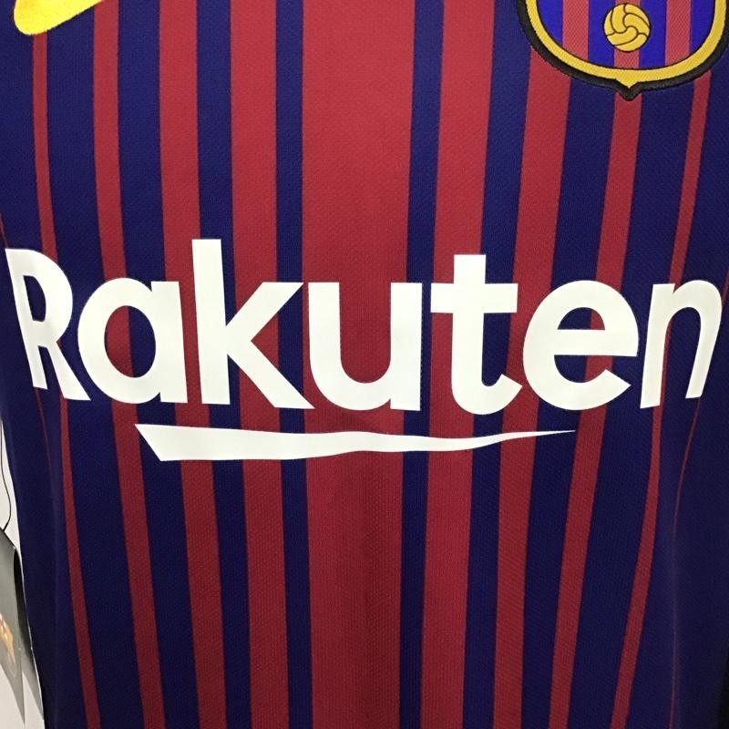 ナイキ NIKE Tシャツ 半袖 847255-456 バルセロナ 半袖ユニフォーム 楽天スポンサー付き S プリント X ロゴ、文字 マルチカラー / マルチカラー /  メンズ USED 古着 中古 10110437