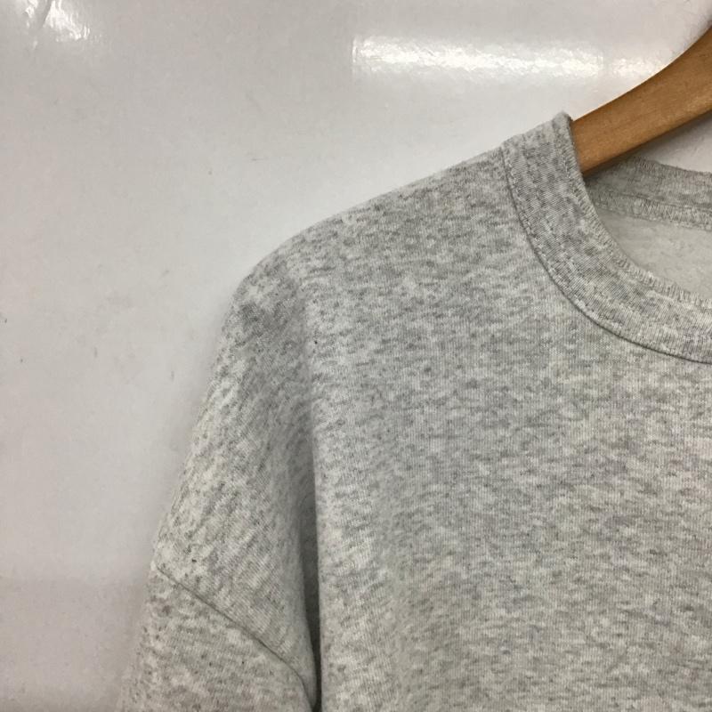 ヘルスニット Healthknit トレーナー 長袖 長袖スウェット ヘンリーネックカットソー トレーナー XL 無地 灰 / グレー /  メンズ USED 古着 中古 10145832