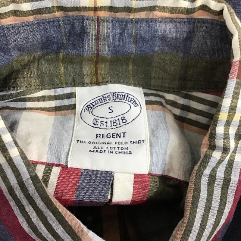 ブルックス BROOKS シャツ、ブラウス 長袖 長袖シャツ チェックシャツ カラーシャツ ボタンダウンシャツ ポケットシャツ S チェック マルチカラー / マルチカラー /  メンズ USED 古着 中古 10111124